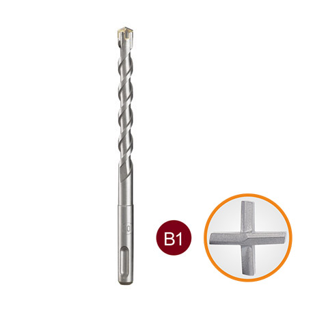 QK0501 - SDS-Plus Shank Electric Hammer Drill Bits, Crosshead (+) SDS-Plus Shank Electric Hammer Drill Bits
